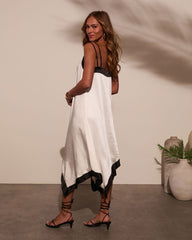 Taking Sides Colorblock Midi Dress