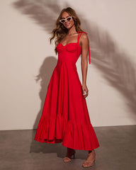 Rosmie Corset Maxi Dress