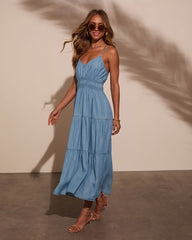 Simonah Tiered Midi Dress