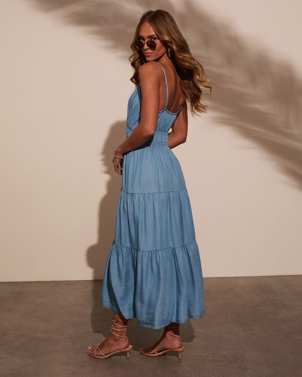 Simonah Tiered Midi Dress