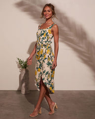 Sweet Days Wrap Midi Dress