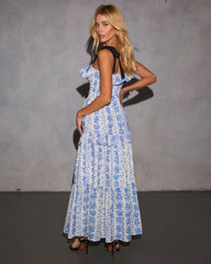 Willow Wisp Tiered Floral Maxi Dress