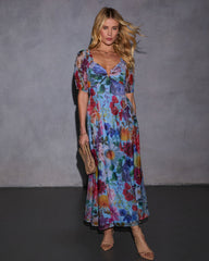 Sweet Blooms Floral Maxi Dress