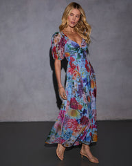 Sweet Blooms Floral Maxi Dress