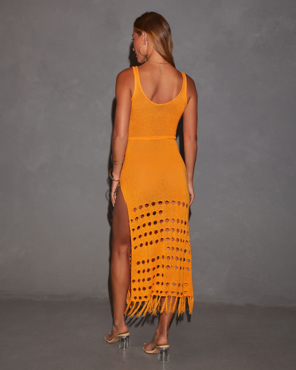 Caliana Tassel Cover Up Maxi Dress