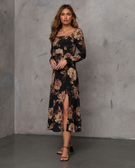 Back To You Floral Midi Dress