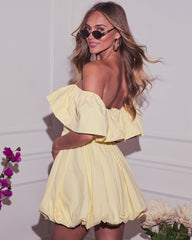 Portia Ruffle Off The Shoulder Mini Dress