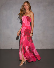 Stolen Kiss Chiffon Maxi Dress