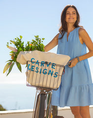 Nellie Linen Dress: Sky Blue Chambray